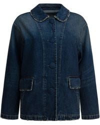 Prada - Denim Jacket - Lyst