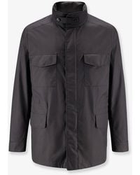 Loro Piana - Traveller Field Jacket With Pied-De-Poule Pattern - Lyst