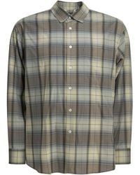AURALEE - Casual Wool Shirt Check - Lyst