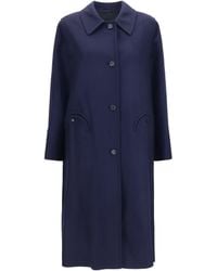 Blazé Milano - Blazè Milano Nitak Woolly Wool Trench Coat - Lyst