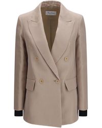 Max Mara - Feltro Silk Blazer - Lyst