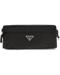 Prada - Re-Nylon Clutch Bag Nero - Lyst