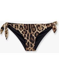 Dolce & Gabbana - Dolce & Gabbana Lycra Bikini Bottoms - Lyst