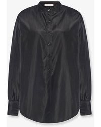 The Row - Lula Silk Shirt - Lyst