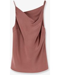 Alysi - Top Satin - Lyst