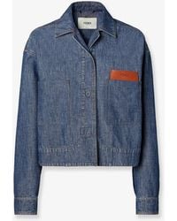Fendi - Chambray Denim Jacket - Lyst