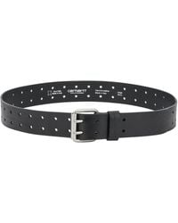 Carhartt - "Double Script" Leather Belt - Lyst