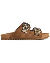 Burberry - Suede Slipper - Lyst