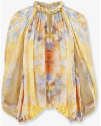 Zimmermann - Silk Top Alchemy Twist Billow - Lyst