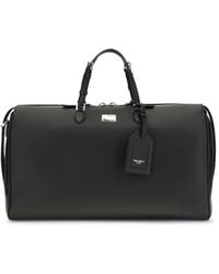 Dolce & Gabbana - Dolce & Gabbana Vittoria Calfskin Travel Bag - Lyst