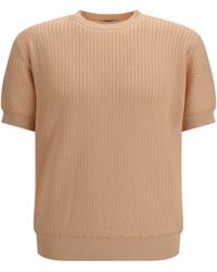 Piacenza Cashmere - Cotton And Silk Blend Sweater - Lyst