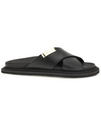 Moschino - Leather Sandals - Lyst