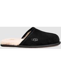 UGG - Scuff Leather Loafers - Lyst