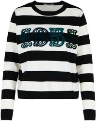 Max Mara - Viterbo' Two-Tone Virgin Wool Sweater - Lyst