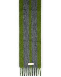 Marni - Mohair Blend Scarf With Fringes - Lyst