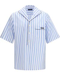 Dolce & Gabbana - Dolce & Gabbana Short-Sleeve Striped Shirt - Lyst