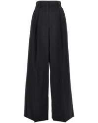 Weekend by Maxmara - Virgin Wool Wide-Leg Pants - Lyst