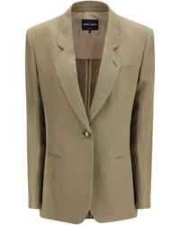 Giorgio Armani - Single-Breasted Jacket - Lyst