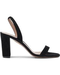 Aquazzura - So Nude Block 85mm Sandals Black - Lyst