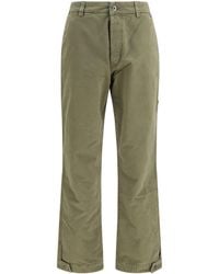 Off-White c/o Virgil Abloh - Racing Staff Cotton Gabardine Pants - Lyst