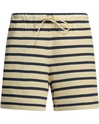 Moncler - Cotton Shorts With Laces - Lyst