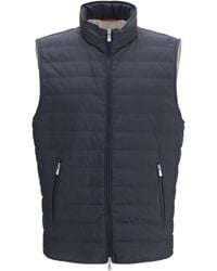 Brunello Cucinelli - Sleeveless Padded Gilet - Lyst