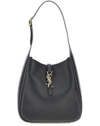 Saint Laurent - Small 'Le 5 À 7' Grained Leather Bag - Lyst