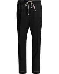Rick Owens - Drawstring Slim Long Pants - Lyst