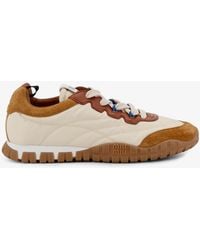 Miu Miu - Tyre Technical Fabric And Suede Sneakers - Lyst