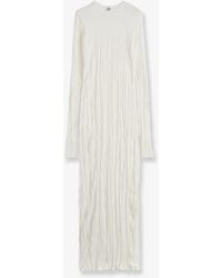 TOTEME - Crinkled Viscose And Recycled Material Dress - Lyst