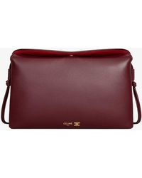 Celine - Trio Leather Crossbody Bag - Lyst