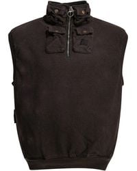 Kapital - Nickle 4 Half-Zip Sweatshirt Charcoal - Lyst