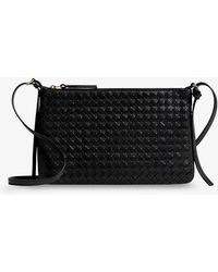 Bottega Veneta - Pochette Intrecciato Piccolo Medium With Shoulder Strap - Lyst