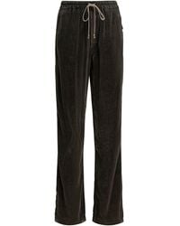 Rick Owens - Velvet Wide-Leg Pants - Lyst