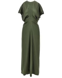 TOTEME - Slouch Waist Satin Dress - Lyst