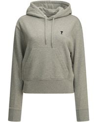 Ami Paris - "Ami De Coeur" Hooded Sweatshirt - Lyst