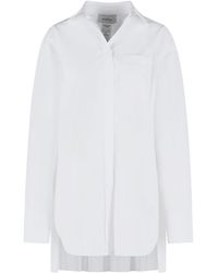 Sportmax - 'Nespolo' Cotton Blend Shirt Dress - Lyst