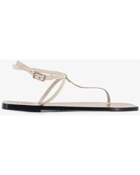 Atp Atelier - Alassio Leather Sandals - Lyst