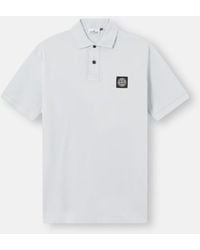 Stone Island - Cotton Polo Shirt - Lyst