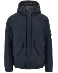 Stone Island - Nylon Micro Twill Down Jacket - Lyst