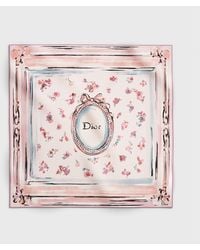 Dior - Iviera 90 Floral Portrait Scarf - Lyst