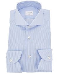Xacus - Cotton Tailor Fit 'Travel' Shirt - Lyst