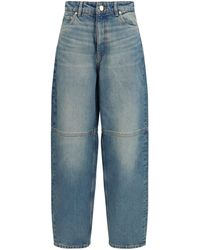Ganni - Jeans Stary Rigid Denim Mid - Lyst