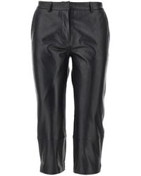 Frankie Shop - 'Lior' Leather Capri Pants - Lyst