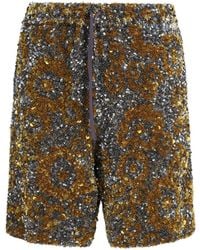 Dries Van Noten - Sequin-Embellished Shorts - Lyst