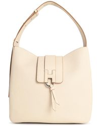 Hogan - Hobo Trend Ivory Leather Bag - Lyst