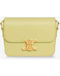 Celine - Teen Triomphe Leather Crossbody Bag - Lyst