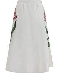 FARM Rio - Floral Embroidered Skirt Off - Lyst