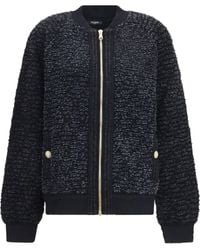 Balmain - Zip Jacket With Sequin Details - Lyst