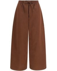 Loewe - Drawstring Cotton Pants - Lyst